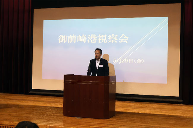 山崎御前崎市副市長による開会挨拶